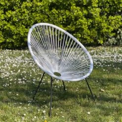 CHAISE ACAPULCO BLANC 9 CHAISE ACAPULCO BLANC -Ameublement De Maison 42 1j 016 images 42 1j 016 8