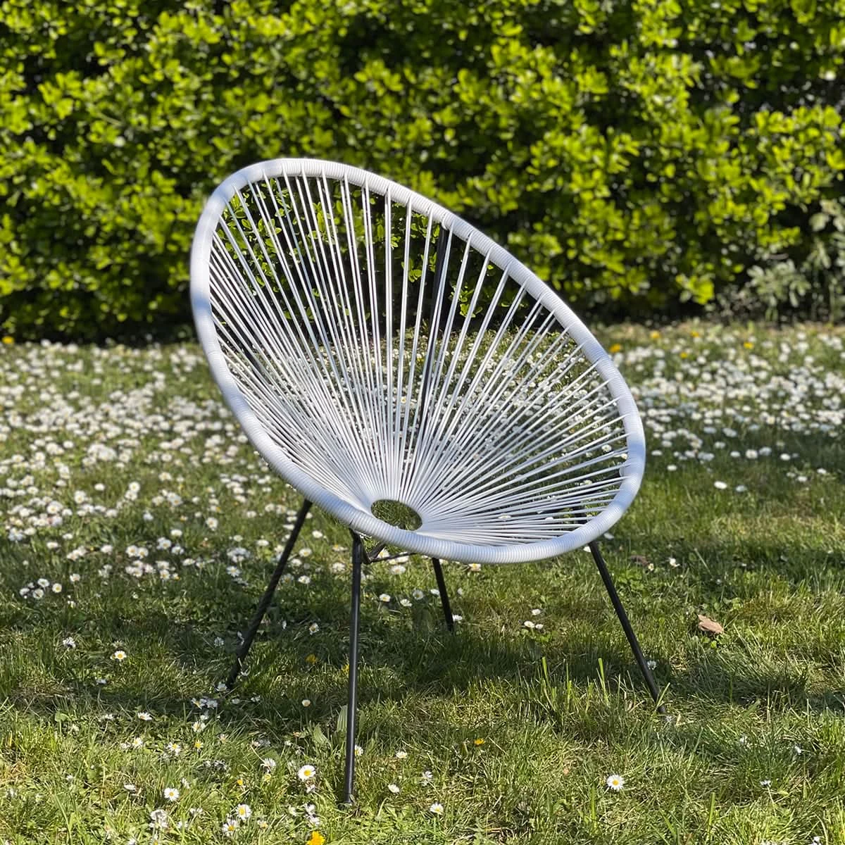 CHAISE ACAPULCO BLANC 4 CHAISE ACAPULCO BLANC – Image 2