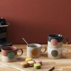 COFFRET DE 4 TASSES BOHEME