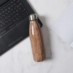 BOUTEILLE ISOTHERME EFFET BOIS