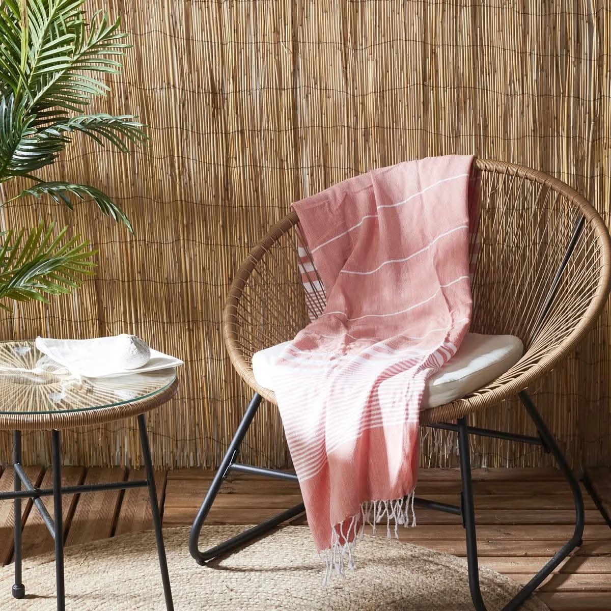 COFFRET FOUTA BALI ORANGE 4 COFFRET FOUTA BALI ORANGE – Image 2