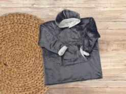 SWEAT XXL COCOON A CAPUCHE -Ameublement De Maison 42 2S 008 PACK0 sweat cocoon xxl gris 1