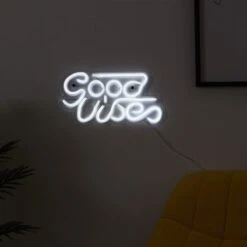 LAMPE EFFET NEON LED GOOD VIBES -Ameublement De Maison 42 2l 005 images 42 2l 005 8