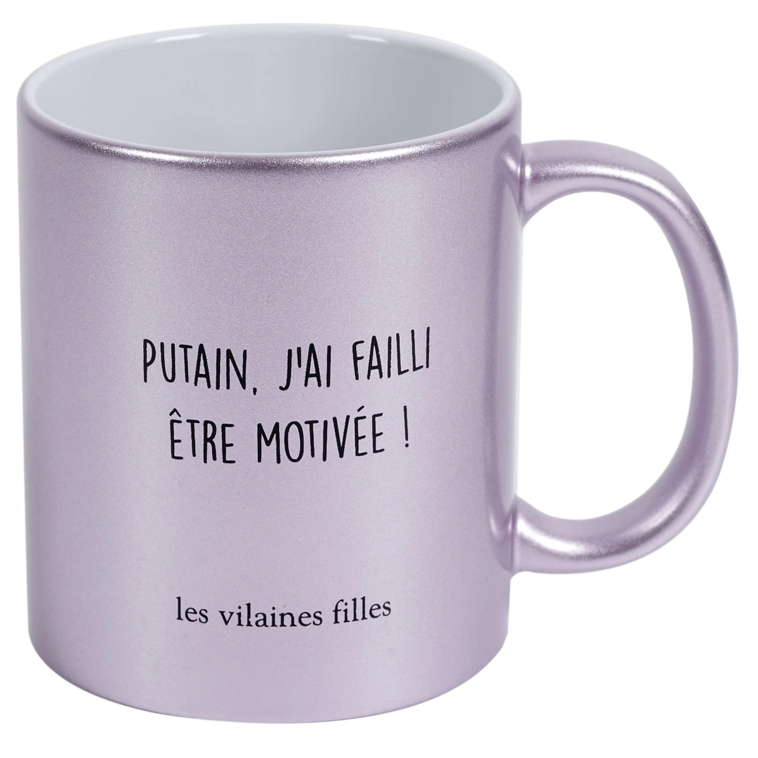 MUG PAILLETTES PUTAIN J'AI FAILLI ETRE MOTIVEE 4 MUG PAILLETTES PUTAIN J'AI FAILLI ETRE MOTIVEE – Image 2