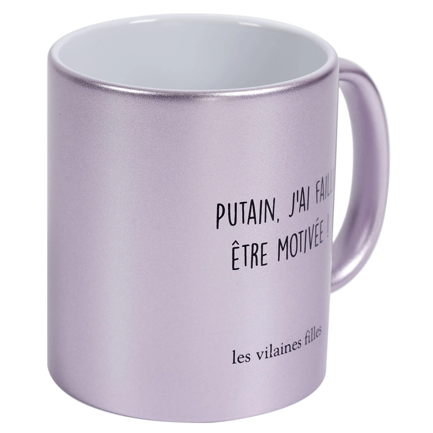 MUG PAILLETTES PUTAIN J'AI FAILLI ETRE MOTIVEE 5 MUG PAILLETTES PUTAIN J'AI FAILLI ETRE MOTIVEE – Image 3