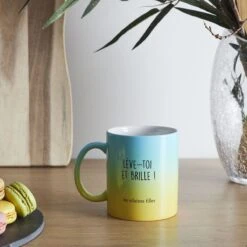 MUG TIE & DYE LEVE TOI ET BRILLE