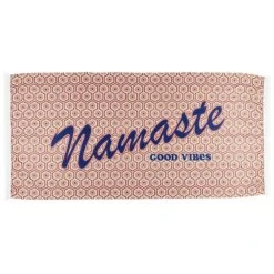 SERVIETTE DE PLAGE NAMASTE -Ameublement De Maison 43 1F 009 serviette de plage namaste