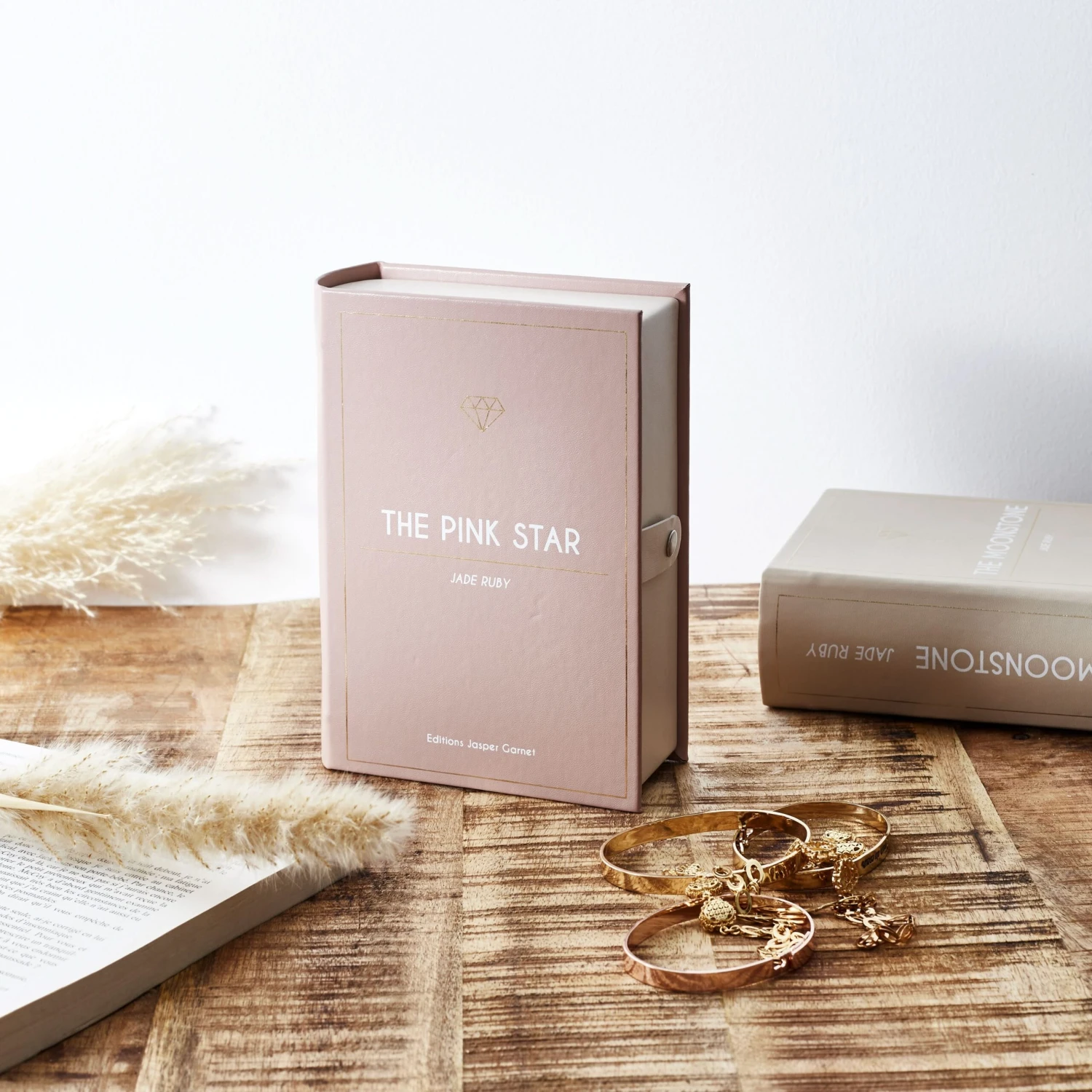 COFFRET A BIJOUX LIVRE ROSE NUDE 4 COFFRET A BIJOUX LIVRE ROSE NUDE – Image 2