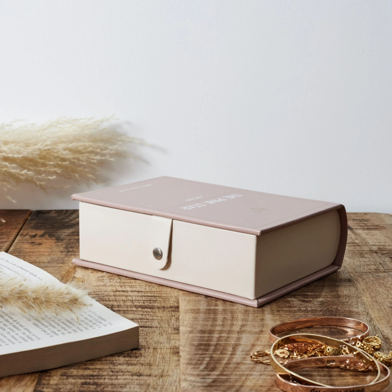 COFFRET A BIJOUX LIVRE ROSE NUDE 5 COFFRET A BIJOUX LIVRE ROSE NUDE – Image 3