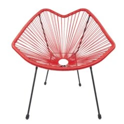 FAUTEUIL ACAPULCO BOUCHE 11 FAUTEUIL ACAPULCO BOUCHE -Ameublement De Maison 43 1J 004 FAUTEUIL ACAPULCO BOUCHE 3