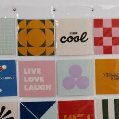 RIDEAU PORTE PHOTOS 50 POCHETTES -Ameublement De Maison 43 2H 018 rideau porte photos 50 pieces 2