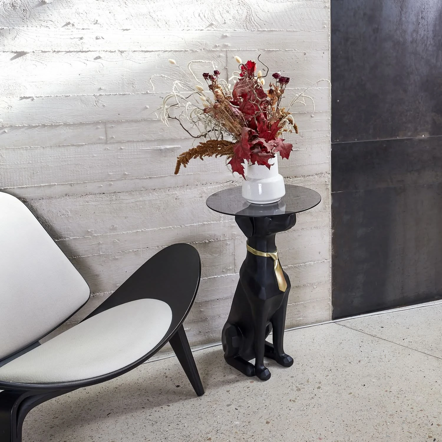 TABLE BASSE DECO CHIEN ASSIS 66CM 7 TABLE BASSE DECO CHIEN ASSIS 66CM – Image 5