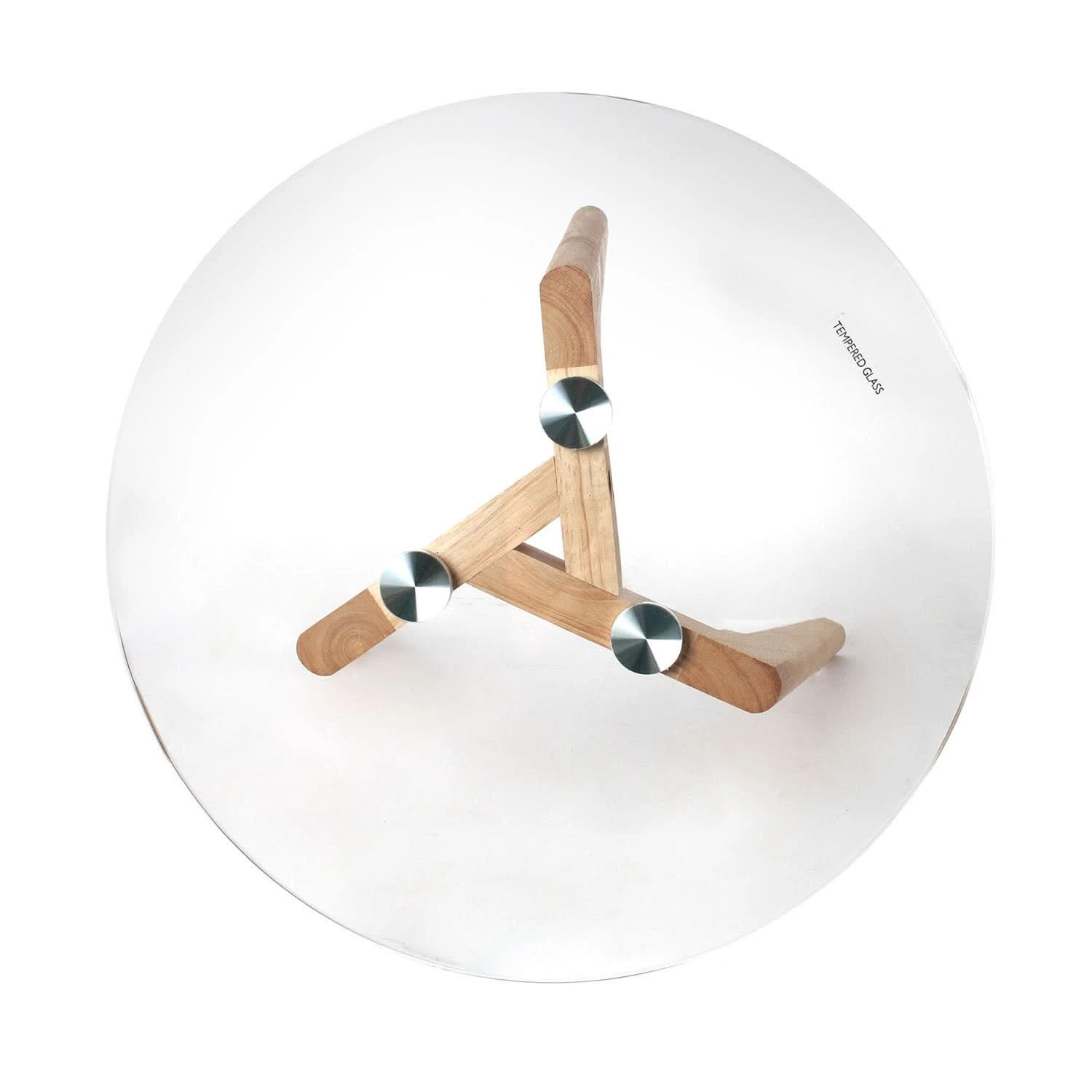 TABLE GIGOGNE EN VERRE TREMPE PLATEAU ROND X2 5 TABLE GIGOGNE EN VERRE TREMPE PLATEAU ROND X2 – Image 3