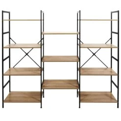 ETAGERE INDUS BOIS ET METAL -Ameublement De Maison HD5234 ETAGERE INDUS BOIS ET METAL 2