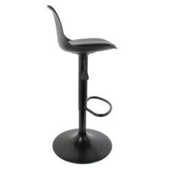 TABOURET DE BAR ISAK NOIR - Lot De 2 -Ameublement De Maison HD6215 TABOURET DE BAR ISAK NOIR 3