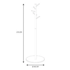 PORTE MANTEAU MIKO GRIS -Ameublement De Maison HD6224 PORTE MANTEAU MIKO GRIS