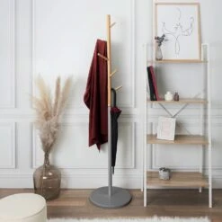 PORTE MANTEAU MIKO GRIS