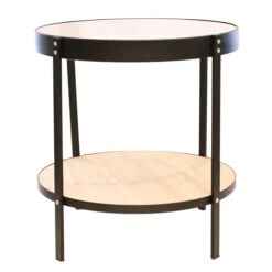 TABLE D APPOINT HORLOGE 50.5X50.5X49CM -Ameublement De Maison HD6447 TABLE D APPOINT HORLOGE 2