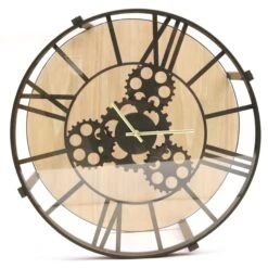 TABLE D APPOINT HORLOGE 50.5X50.5X49CM -Ameublement De Maison HD6447 TABLE D APPOINT HORLOGE 3
