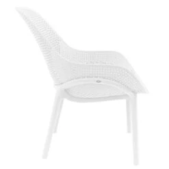 FAUTEUIL MALIBU BLANC - Lot De 2 -Ameublement De Maison HD6534 FAUTEUIL MALIBU BLANC 3