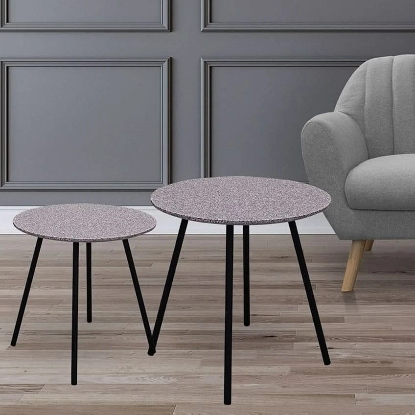 TABLE EFFET GRANIT GRIS X2 PLUTON 3 TABLE EFFET GRANIT GRIS X2 PLUTON