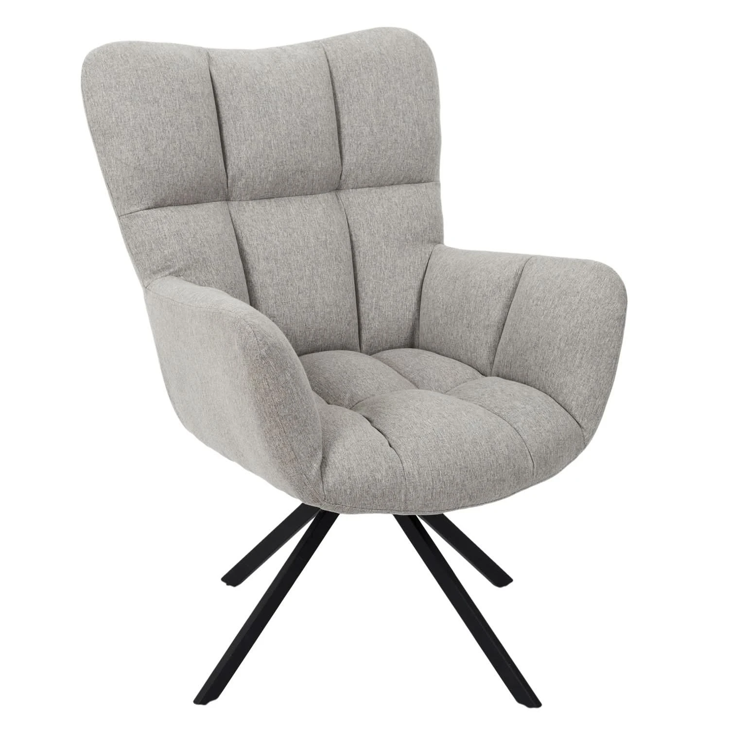 FAUTEUIL PIVOTANT WASHINGTON GRIS 4 FAUTEUIL PIVOTANT WASHINGTON GRIS – Image 2