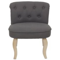FAUTEUIL ELEONOR GRIS -Ameublement De Maison HD6790 FAUTEUIL ELEONOR GRIS 3