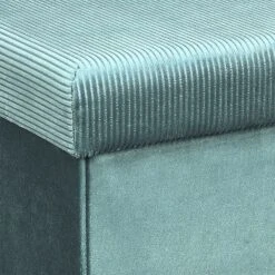 COFFRE POUF PLIABLE VELOURS COTELE GIULIA BLEU 12 COFFRE POUF PLIABLE VELOURS COTELE GIULIA BLEU -Ameublement De Maison HD6811 COFFREPOUFPLIABLEVELOURSCOTELEGIULIABLEU 3