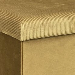 COFFRE POUF PLIABLE VELOURS COTELE GIULIA JAUNE 13 COFFRE POUF PLIABLE VELOURS COTELE GIULIA JAUNE -Ameublement De Maison HD6813 COFFRE POUF PLIABLE VELOURS COTELE GIULIA JAUNE 4