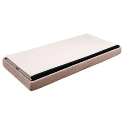 COFFRE BANC PLIABLE VELOURS COTELE GIULIA ROSE -Ameublement De Maison HD6816 COFFRE BANC PLIABLE VELOURS COTELE GIULIA ROSE 4