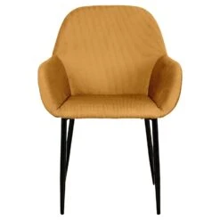 FAUTEUIL GIULIA JAUNE MOUTARDE VELOURS COTELE - Lot De 2 13 FAUTEUIL GIULIA JAUNE MOUTARDE VELOURS COTELE - Lot De 2 -Ameublement De Maison HD6829 FAUTEUILGIULIAJAUNEMOUTARDEVELOURSCOTELE 3