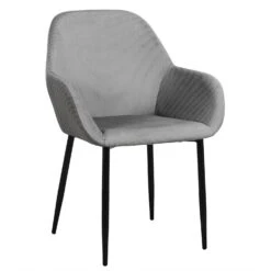 FAUTEUIL GIULIA GRIS FONCE VELOURS COTELE - Lot De 2 11 FAUTEUIL GIULIA GRIS FONCE VELOURS COTELE - Lot De 2 -Ameublement De Maison HD6832 HD6832 FAUTEUILGIULIAGRISFONCEVELOURSCOTELE 1