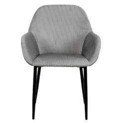 FAUTEUIL GIULIA GRIS FONCE VELOURS COTELE - Lot De 2 12 FAUTEUIL GIULIA GRIS FONCE VELOURS COTELE - Lot De 2 -Ameublement De Maison HD6832 HD6832 FAUTEUILGIULIAGRISFONCEVELOURSCOTELE 2