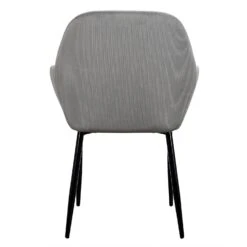 FAUTEUIL GIULIA GRIS FONCE VELOURS COTELE - Lot De 2 14 FAUTEUIL GIULIA GRIS FONCE VELOURS COTELE - Lot De 2 -Ameublement De Maison HD6832 HD6832 FAUTEUILGIULIAGRISFONCEVELOURSCOTELE 4