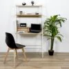 BUREAU ETAGERE ZACK BLANC 1 BUREAU ETAGERE ZACK BLANC -Ameublement De Maison HD7112 BUREAU ETAGERE ZACK BLANC