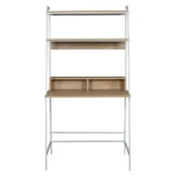 BUREAU ETAGERE ZACK BLANC -Ameublement De Maison HD7112 BUREAU ETAGERE ZACK BLANC 2