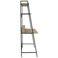 BUREAU ETAGERE ZACK NOIR -Ameublement De Maison HD7113 BUREAU ETAGERE ZACK NOIR 3