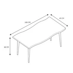 TABLE BASSE FOREST NOIR 11 TABLE BASSE FOREST NOIR -Ameublement De Maison HD7117 TABLE BASSE FOREST NOIR 4