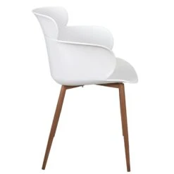 FAUTEUIL LORENS BLANC - Lot De 2 -Ameublement De Maison HD7298 FAUTEUIL LORENS BLANC 2