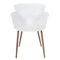 FAUTEUIL LORENS BLANC - Lot De 2 -Ameublement De Maison HD7298 FAUTEUIL LORENS BLANC 3