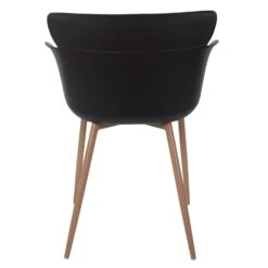 FAUTEUIL LORENS NOIR - Lot De 2 13 FAUTEUIL LORENS NOIR - Lot De 2 -Ameublement De Maison HD7300 FAUTEUIL LORENS NOIR 5