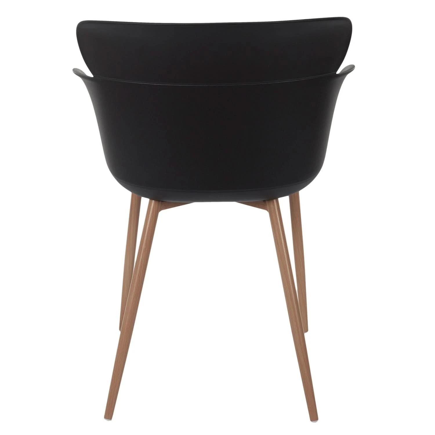 FAUTEUIL LORENS NOIR - Lot De 2 8 FAUTEUIL LORENS NOIR - Lot De 2 – Image 6