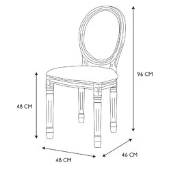 CHAISE ELEONOR NOIR TISSU GRIS - Lot De 2 -Ameublement De Maison HD7325 CHAISE ELEONOR NOIR TISSU GRIS 1829df49 a8bb 49bd a00f 59888ab30633