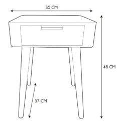 CHEVET 1 TIROIR EN BOIS VERT KAKI 11 CHEVET 1 TIROIR EN BOIS VERT KAKI -Ameublement De Maison HD7338 CHEVET 1 TIROIR EN BOIS VERT KAKI 4