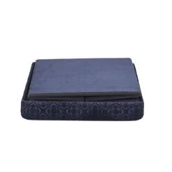 COFFRE POUF PLIABLE RETRO BLEU NUIT 14 COFFRE POUF PLIABLE RETRO BLEU NUIT -Ameublement De Maison HD7403 COFFRE POUF PLIABLE RETRO BLEU NUIT 6