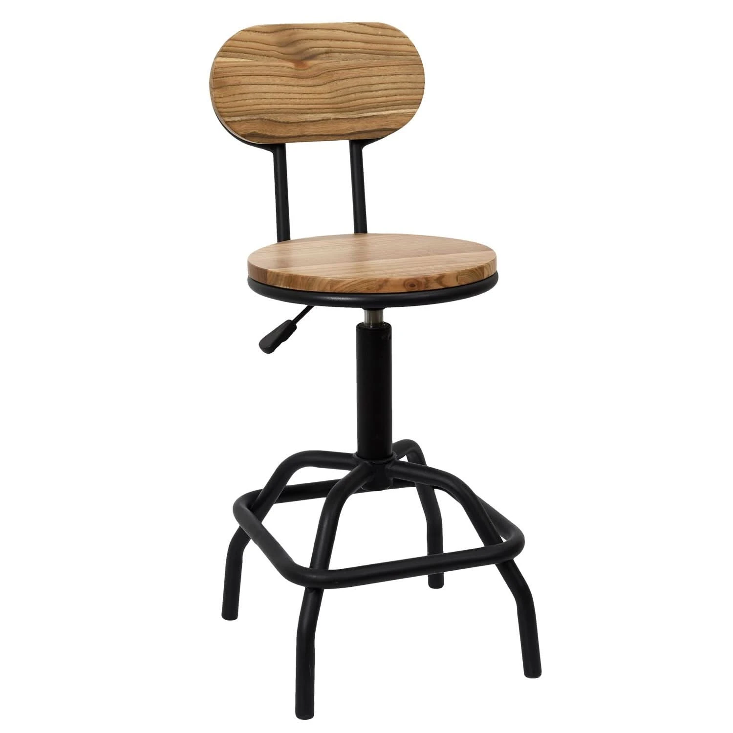 CHAISE DE BAR REGLABLE BOIS BRUT ACE 9 CHAISE DE BAR REGLABLE BOIS BRUT ACE – Image 7