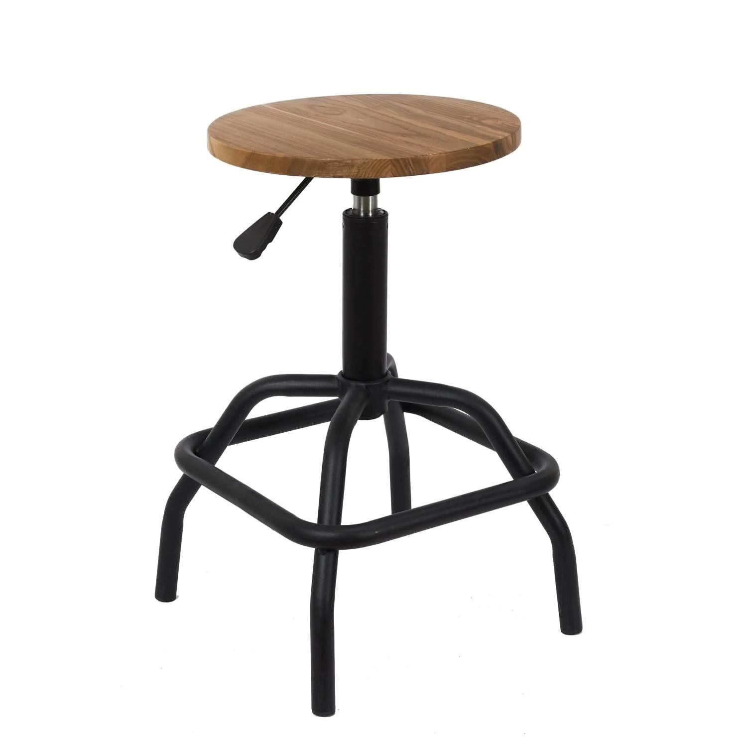 TABOURET DE BAR REGLABLE BOIS BRUT ACE 7 TABOURET DE BAR REGLABLE BOIS BRUT ACE â Image 5