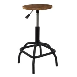 TABOURET DE BAR REGLABLE BOIS BRUT ACE 9 TABOURET DE BAR REGLABLE BOIS BRUT ACE -Ameublement De Maison HD7601 TABOURET DE BAR REGLABLE BOIS BRUT ACE 3