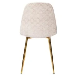 CHAISE PIEDS DORE - Lot De 4 17 CHAISE PIEDS DORE - Lot De 4 -Ameublement De Maison HD7604 CHAISE PIEDS DORE 3