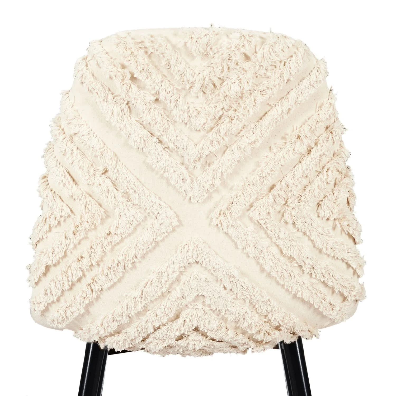 CHAISE MORA PIEDS METAL NOIR - Lot De 4 6 CHAISE MORA PIEDS METAL NOIR - Lot De 4 – Image 4